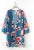 Image of Relipop Women's Chiffon Blouse Loose Tops Beach Kimono Floral Print Cardigan